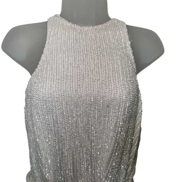 Retrofête Cecilia Dress in Moonglow White | NWT | Size Small | $545 Retail - Picture 6 of 8